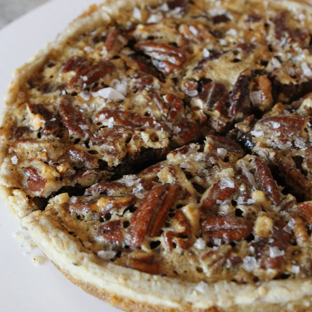 Salted Pecan Chocolate Tart