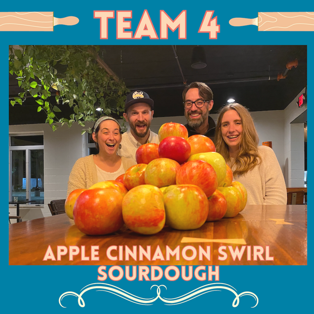 Team 4: Apple Cinnamon Swirl Sourdough